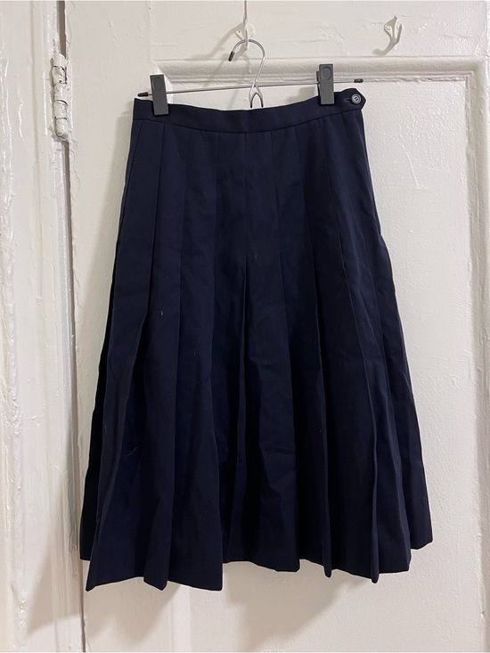 Ralph Lauren Dresses & Skirts - Vintage Ralph Lauren Navy Pleated Skirt